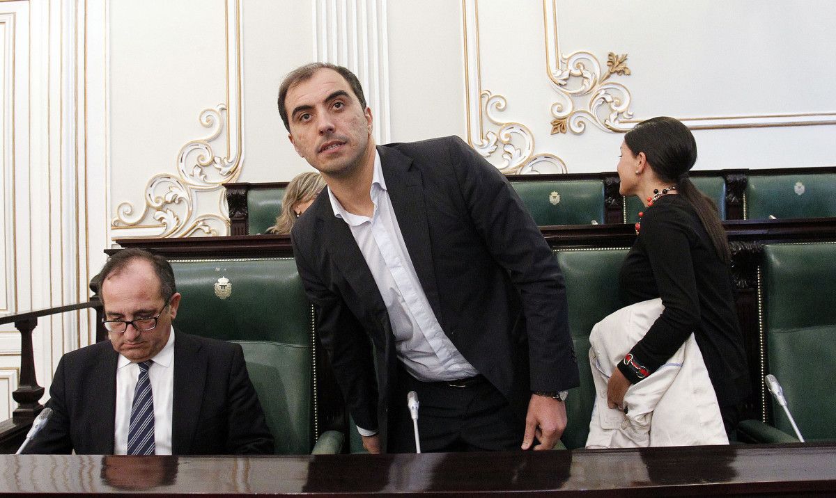 Ángel Moldes, voceiro do Partido Popular de Poio