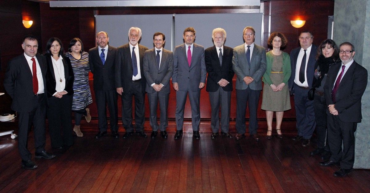 Visita del ministro de Justicia, Rafael Catalá, al Colegio de Abogados de Pontevedra