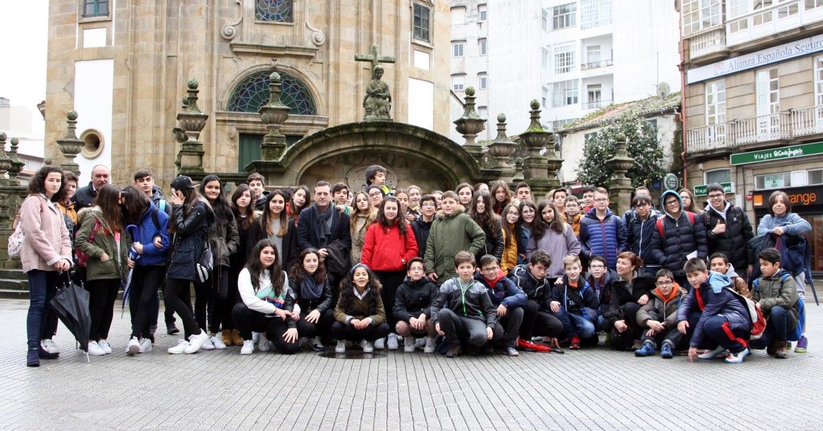 Visita de alumnos do IES Milladoiro a Pontevedra
