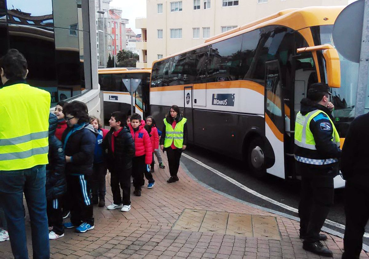 Evacuación simulacro de avería