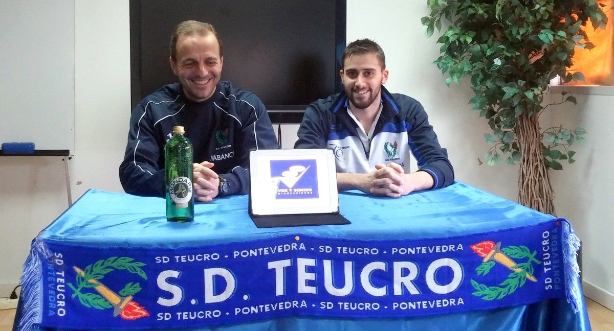 Quique Domínguez y Arkaitz Piriz, de la S.D. Teucro