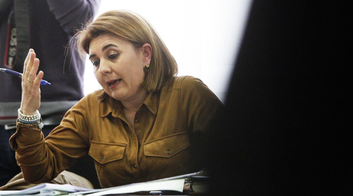 Lina Garrido, portavoz del PSOE