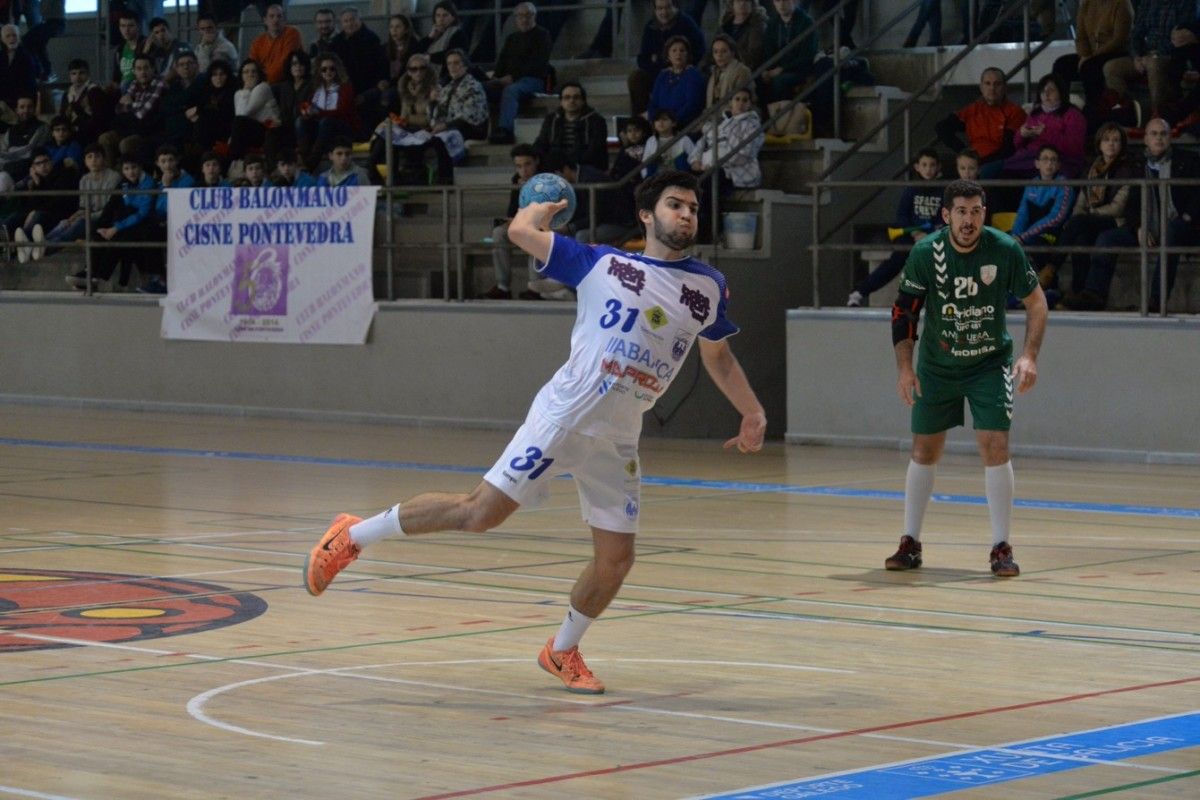 Partido entre Cisne e BM Antequera no CGTD