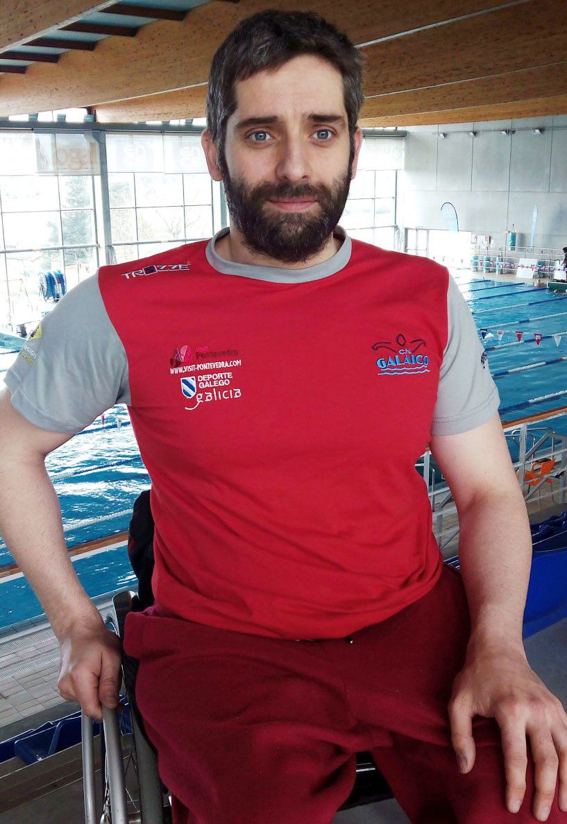 Pablo Cimadevila, deportista do Club Natación Galaico