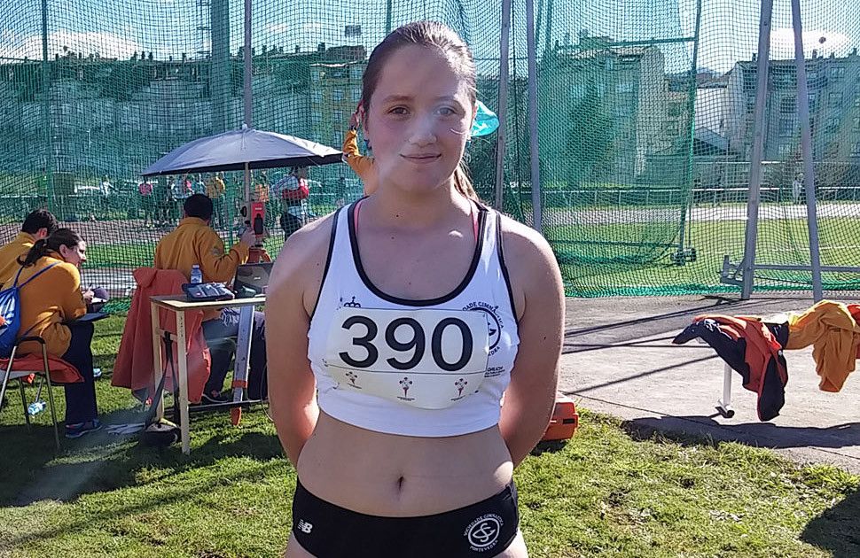 Iria Filgueira, atleta de la Gimnástica