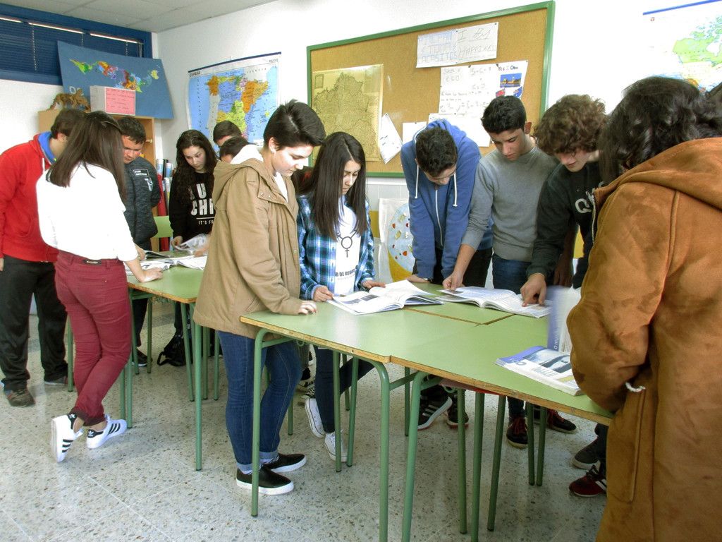 Alumnos do IES de Ponte Caldelas
