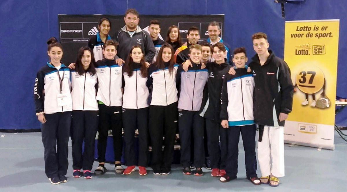 Equipo galego no Open de Holanda de taekwondo