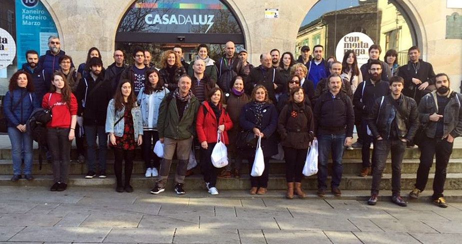 Participantes da II edición do maratón fotográfico de Pontevedra
