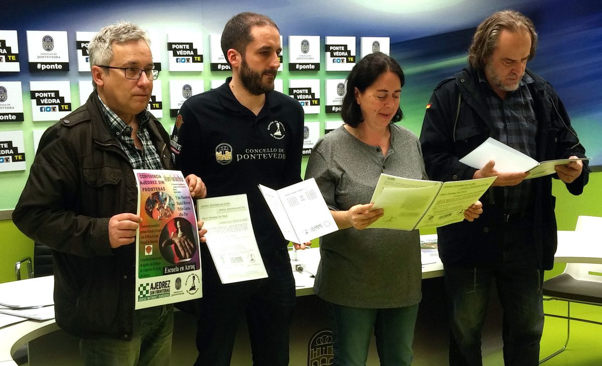 Presentación do proxecto solidario da Escola Xadrez Pontevedra