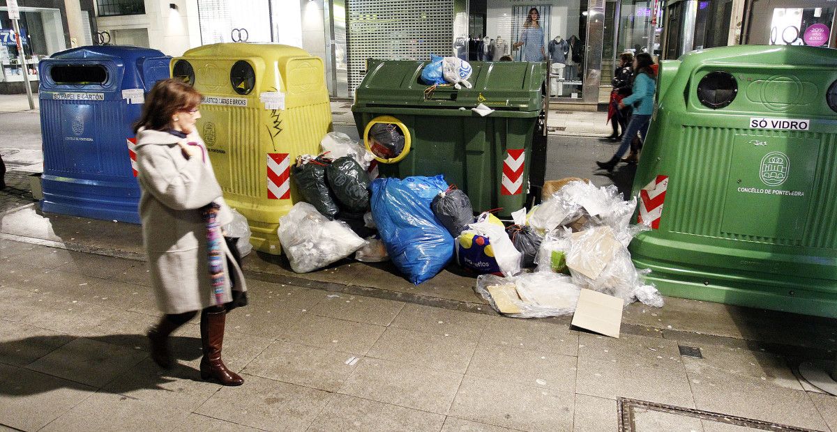 Contenedores de basura de Pontevedra