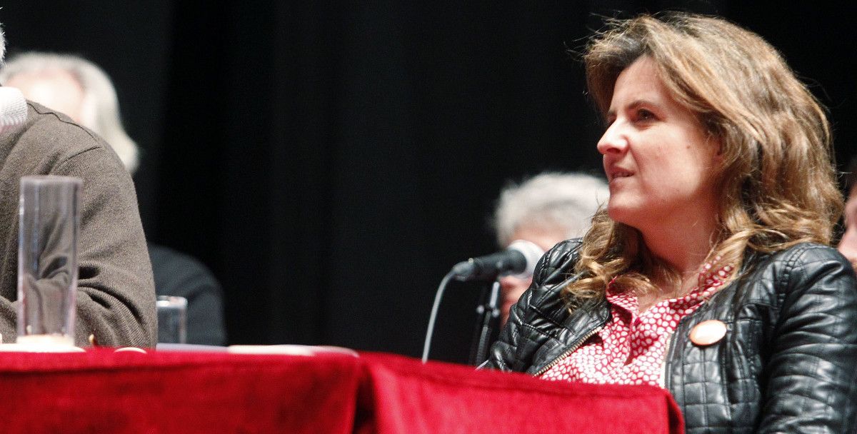 María Rey, portavoz de Ciudadanos, no pleno municipal