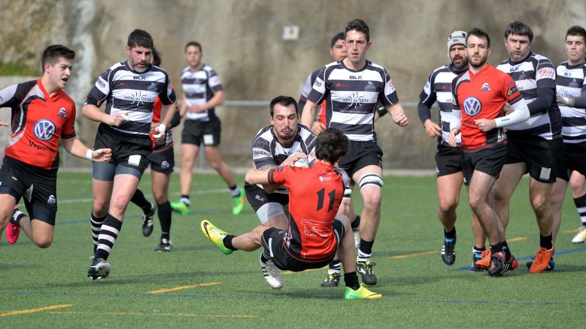 Partido entre Mareantes e Pontevedra Rugby Club