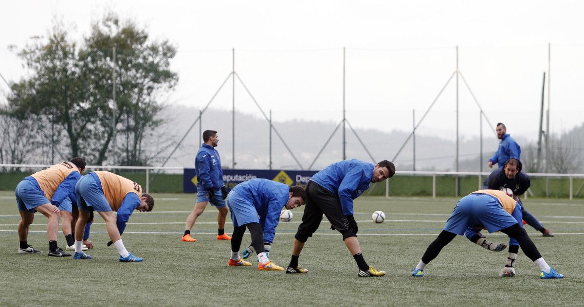 Entrenamiento del Pontevedra en Príncipe Felipe Entrenamiento del Pontevedra en Príncipe Felipe