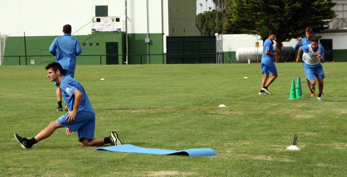 Adestramento do Pontevedra no campo da Seca, Poio