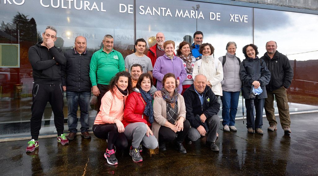 Participantes en la segunda edición de la Festa da Natureza en Xeve