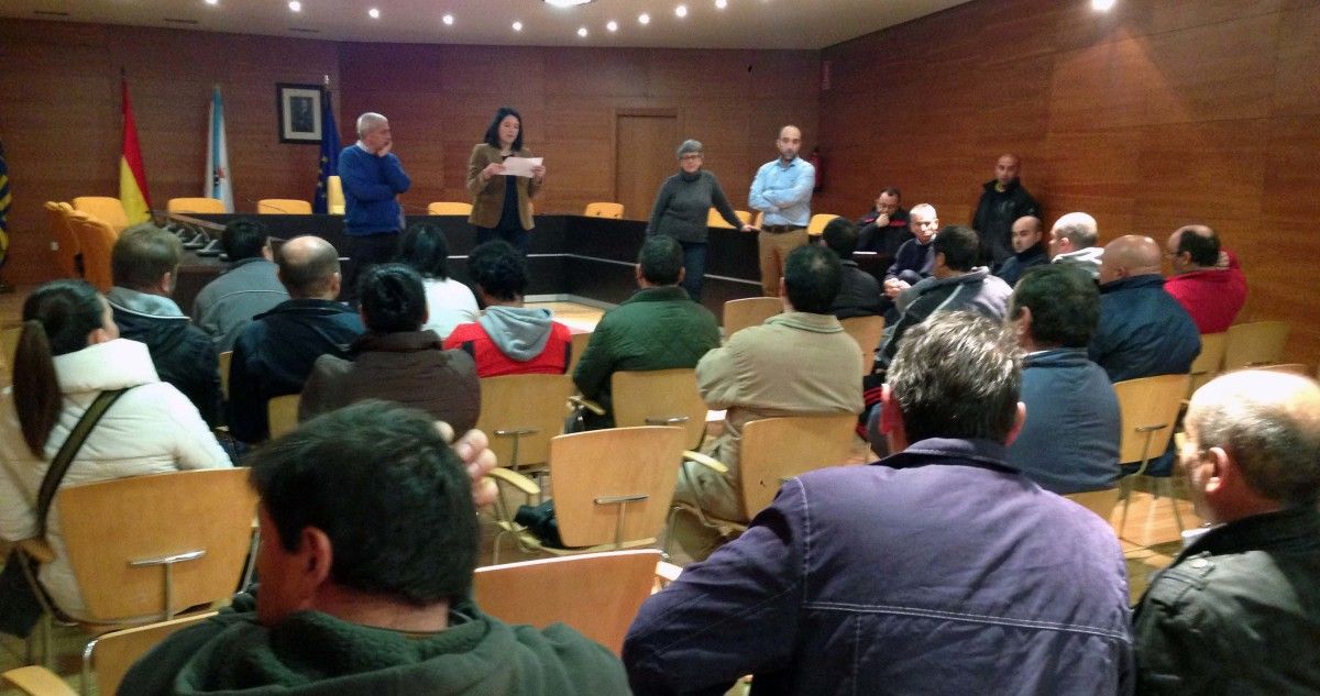 Recepción aos novos traballadores do Concello de Sanxenxo