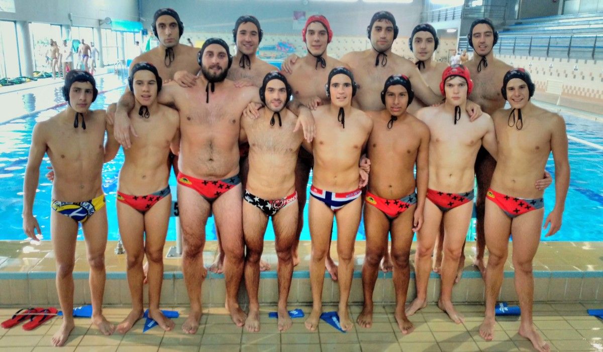 Equipo absoluto masculino do Club Waterpolo Galaico