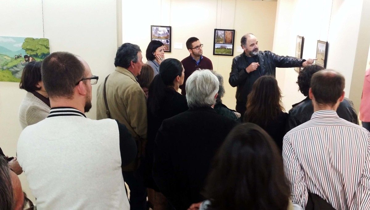 Inauguración en Marín da exposición "'Escenarios da Prehistoria para visitar"