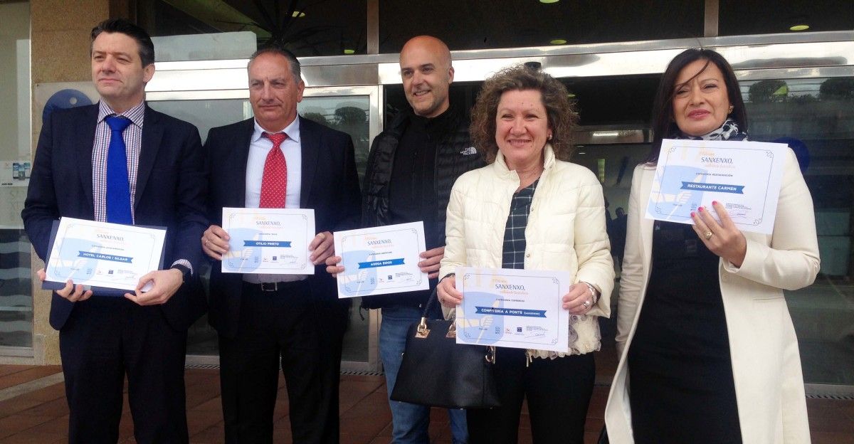 Galardonados con los premios Sanxenxo, Calidade Turística 2015