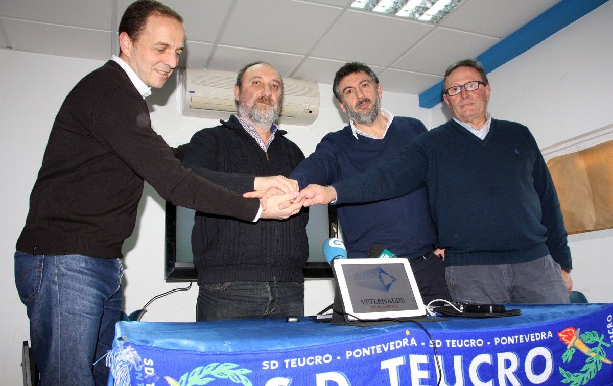Anuncio de renovación de Quique Domínguez como adestrador do Teucro