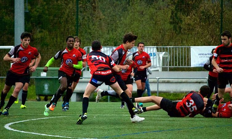 Partido do equipo sub-18 do Pontevedra Rugby Club