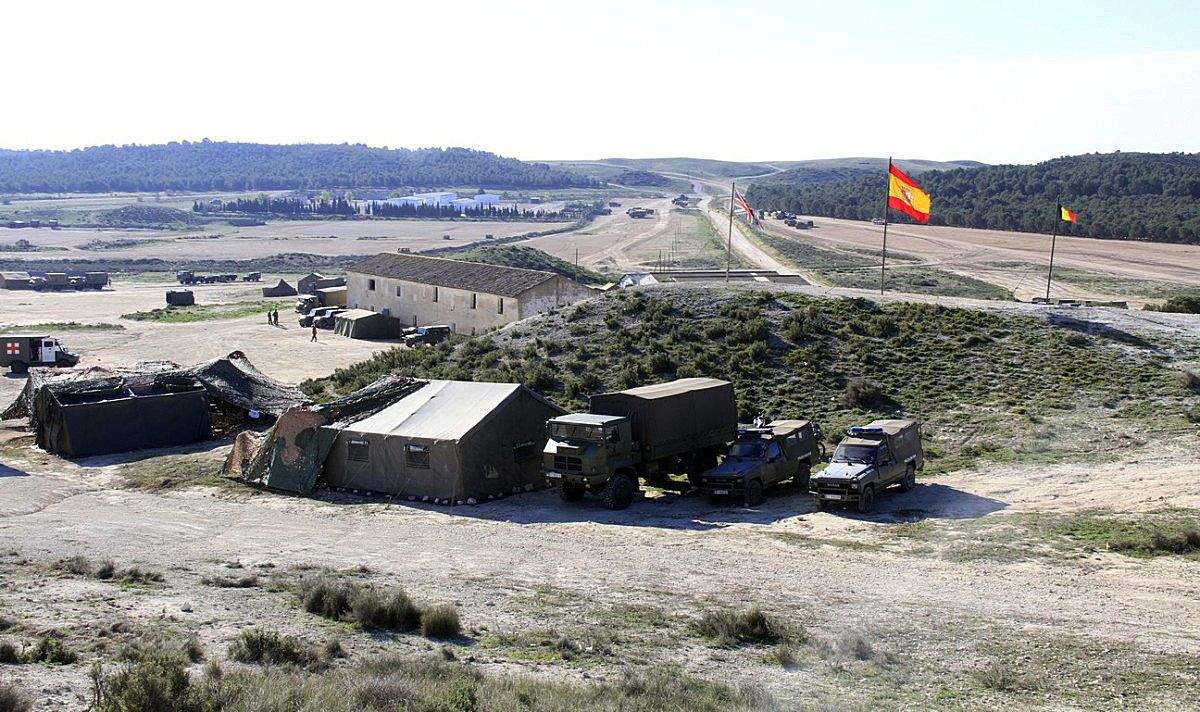 Maniobras de la Brilat en San Gregorio (Zaragoza) como Fuerza Conjunta de Muy Alta Disponibilidad de la OTAN  
