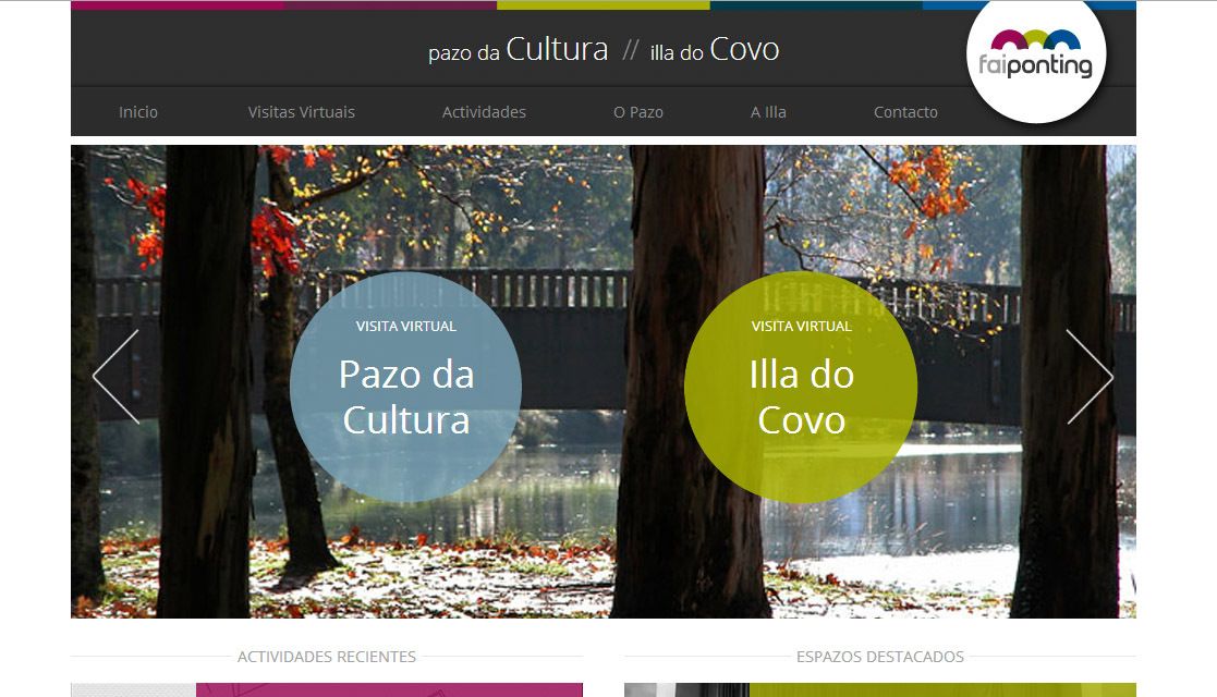 Captura de la página web de la plataforma Faiponting