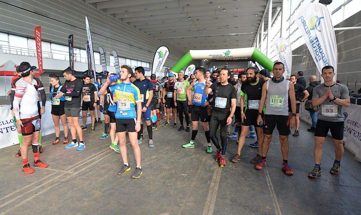 Salida del trail en la segunda edición de la Pontevedra 4 Picos