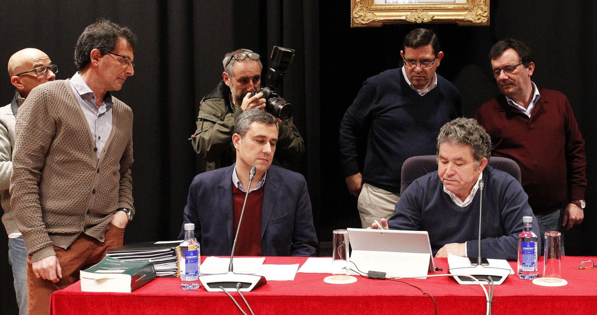 Pleno de la corporación municipal de Pontevedra