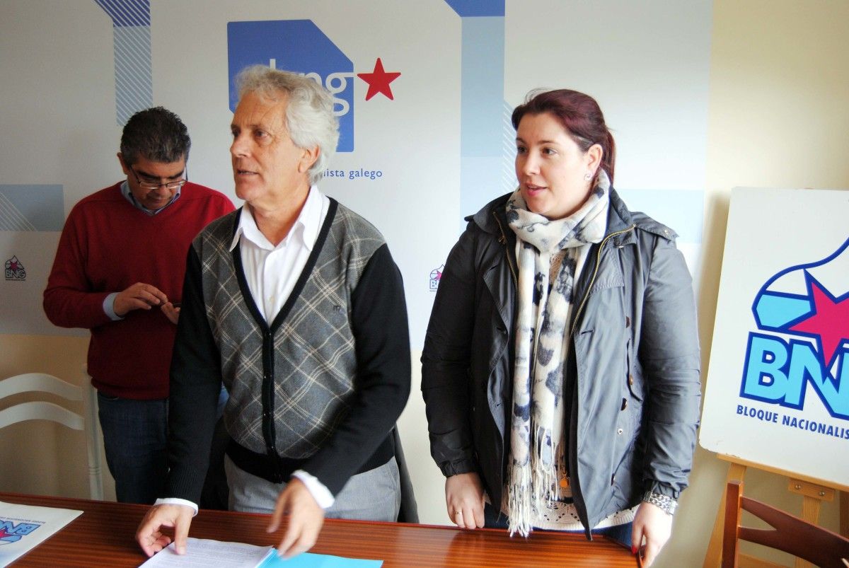 Luciano Sobral, alcalde de Poio, junto a Lidia Salgueiro