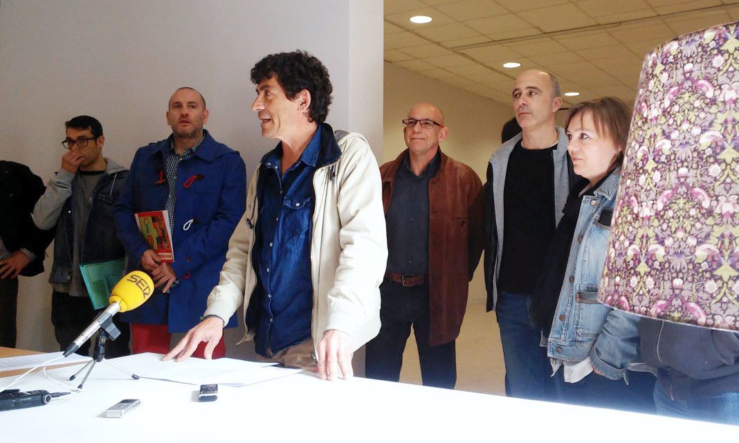 Profesores, estudantes e sindicatos da Escola de Conservación e Restauración