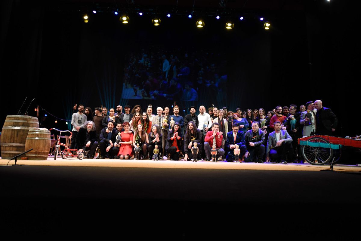 Foto de familia de los Premios Galegos da Música 2016