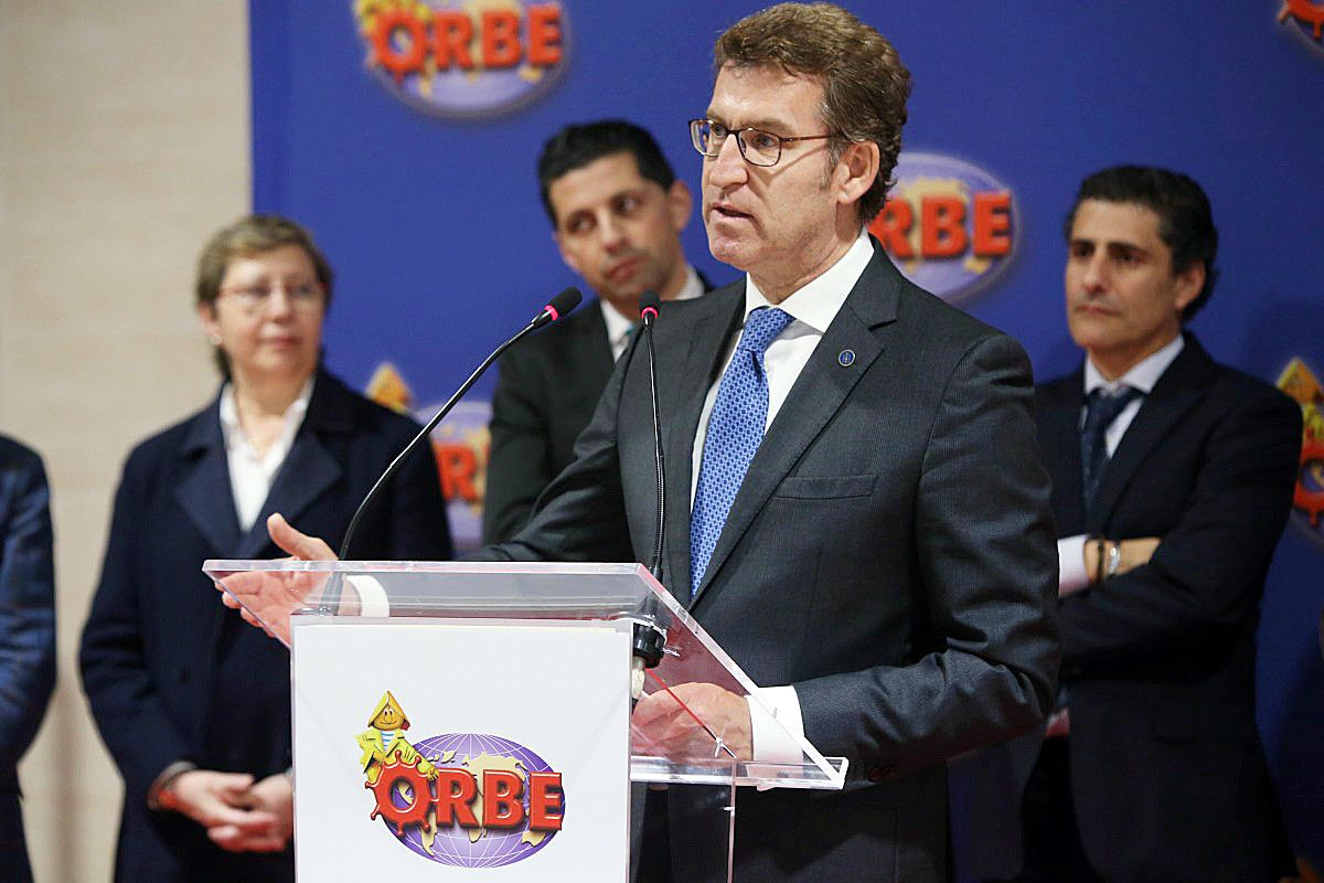 Inauguración de la conservera Orbe