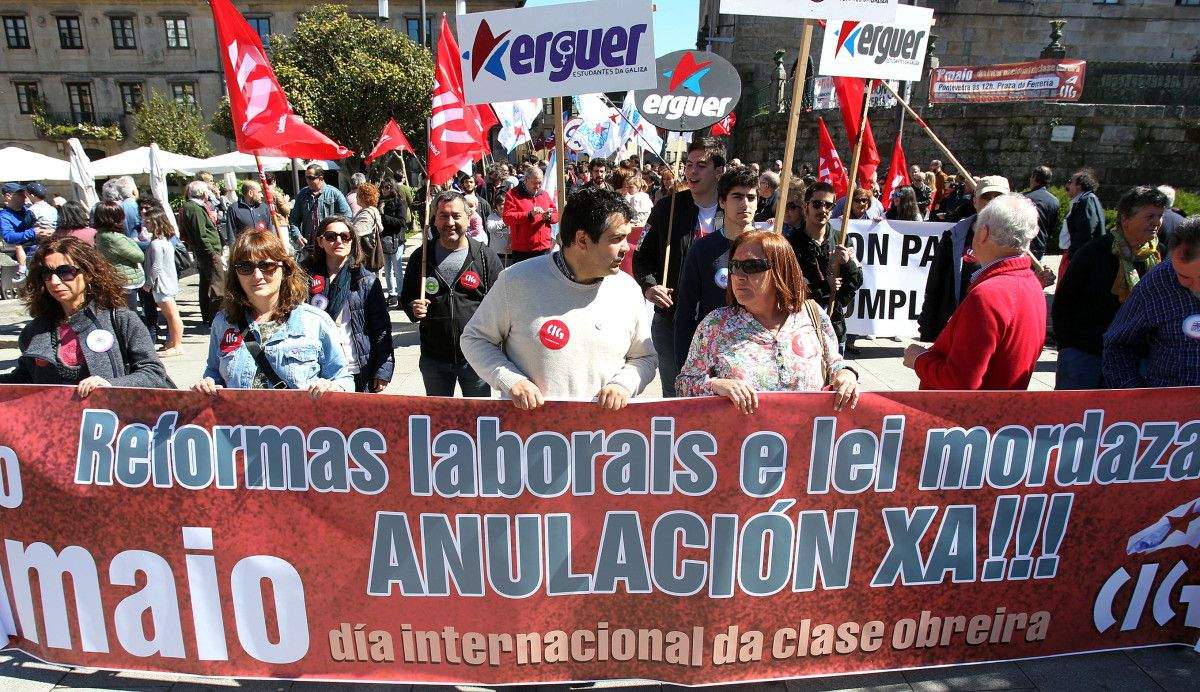 Manifestación da CIG o Día da Clase Obreira