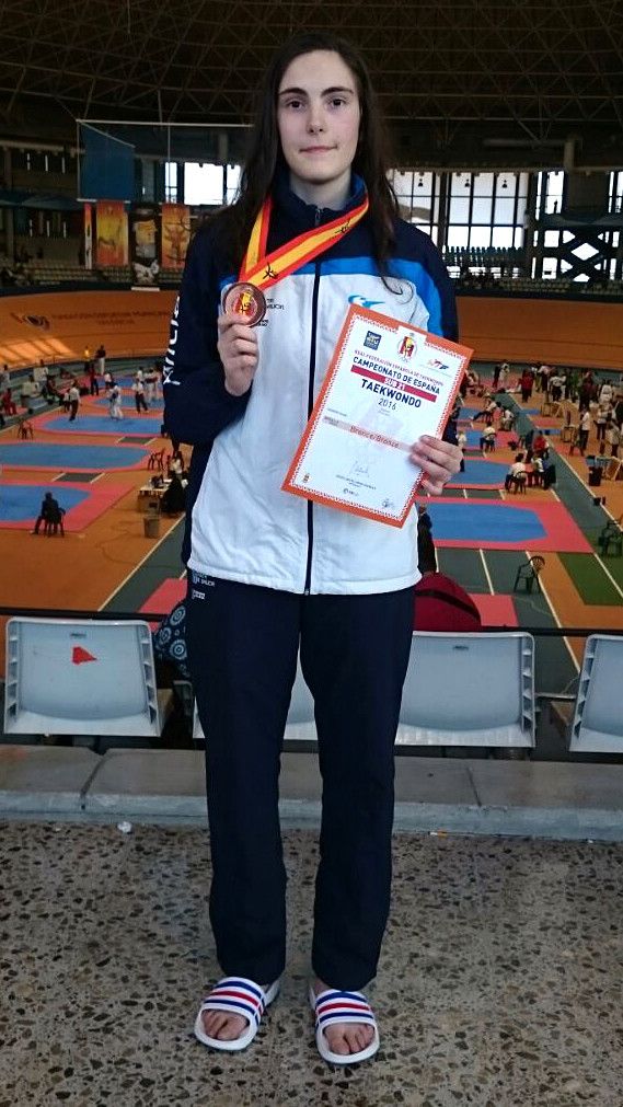 Jessica Blanco, do Mace Sport, tras lograr o bronce no Campionato de España Sub-21