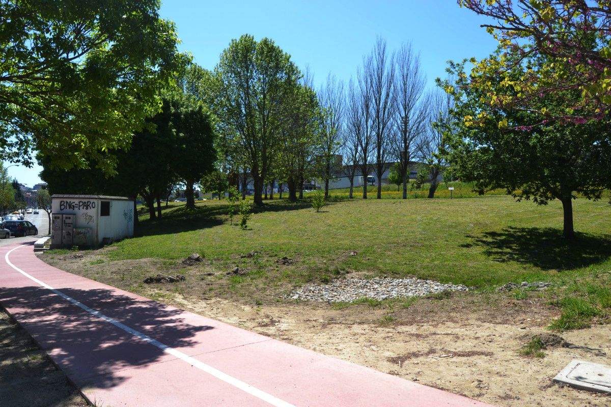 Parcela del campus que se convertirá en zona verde