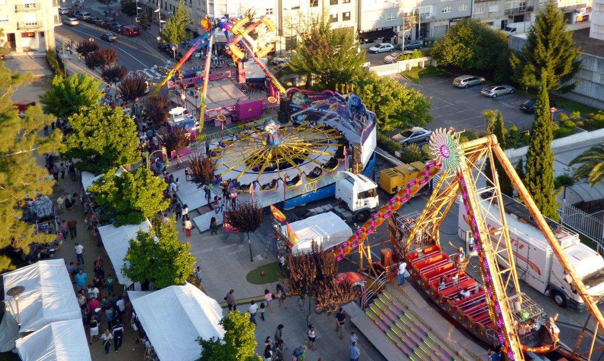 Atracciones en las fiestas de La Peregrina