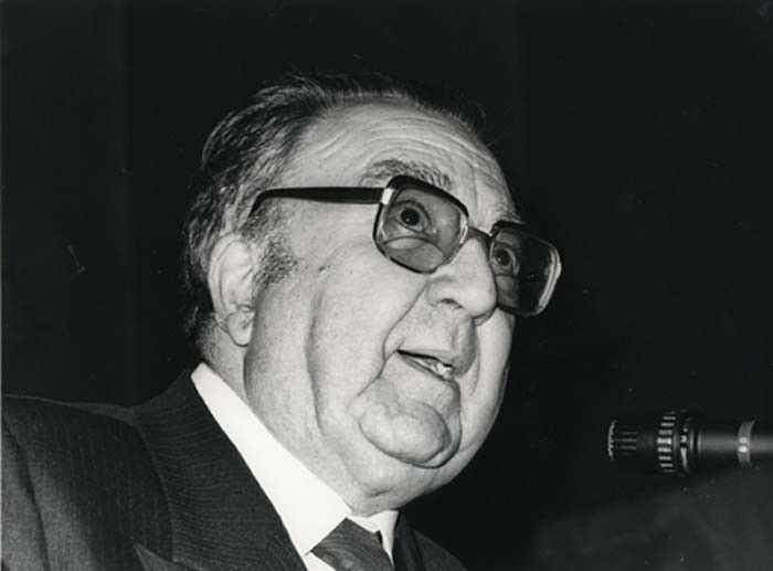 Xosé Filgueira Valverde, nun dos seus numerosos actos públicos Xosé Filgueira Valverde, nun dos seus numerosos actos públicos
