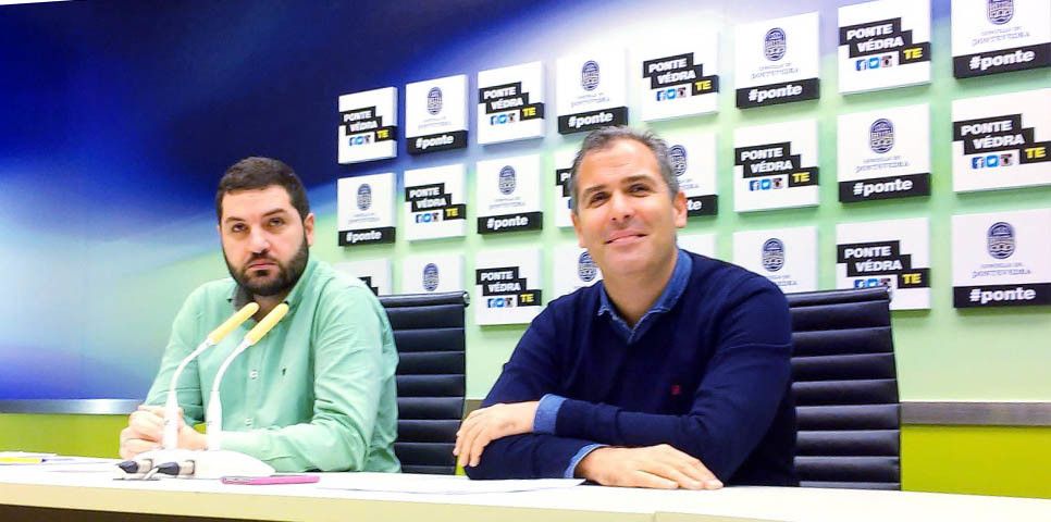 Los concejales del PP, César Abal y Rafael Domínguez