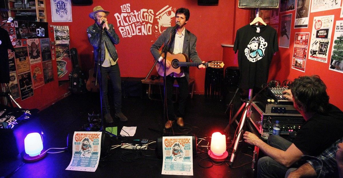 Concierto de Querido Extraño y Roger de Flor en el Galegote Rock