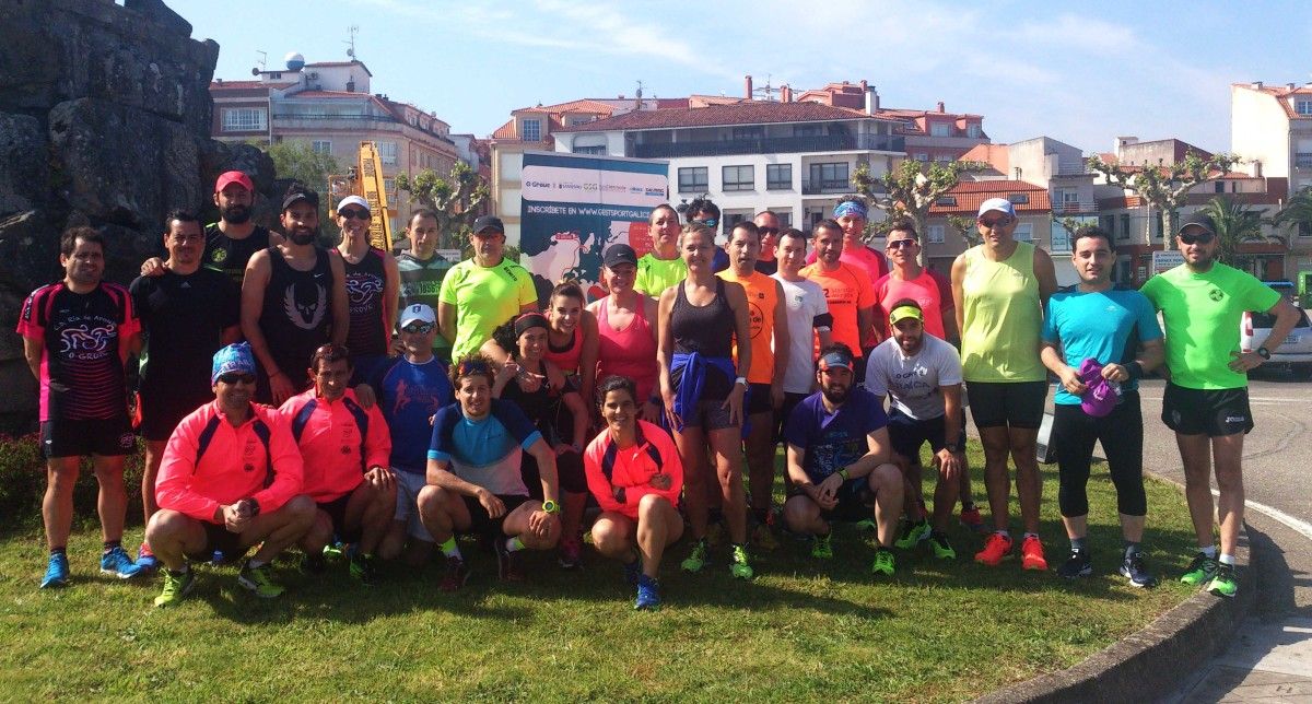 Quedada de recoñecemento do circuíto do medio maratón Maralbatur