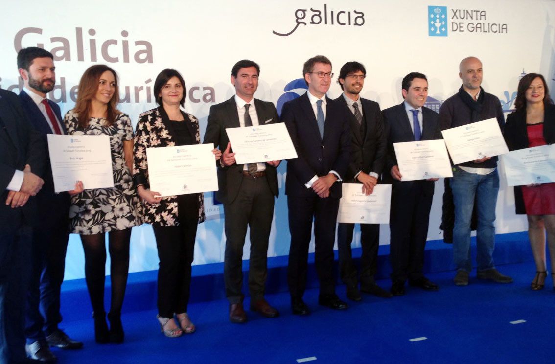 Entrega dos recoñecementos Q de Calidade Turística Galicia 2015