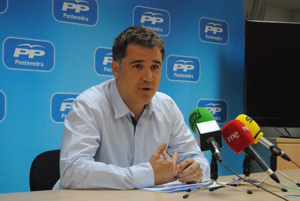 Jacobo Moreira, voceiro municipal do PP en Pontevedra