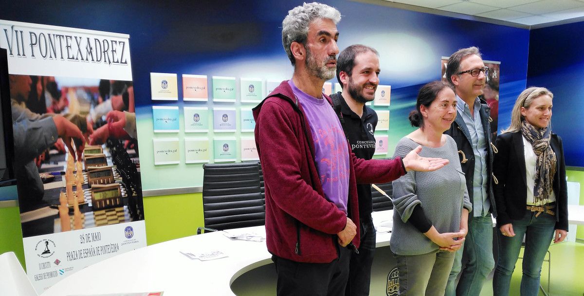 Presentación de Xadrez na Rúa y el VII Pontexadrez