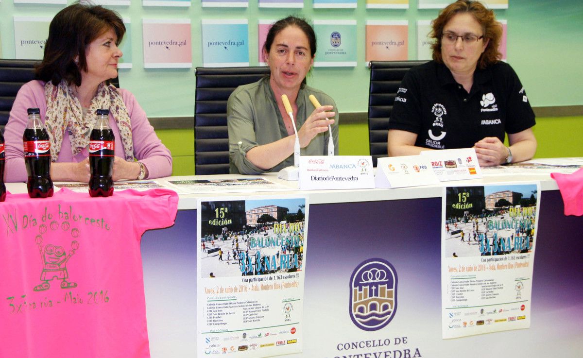 Presentación do XV 3x3 Escolar na Rúa de baloncesto