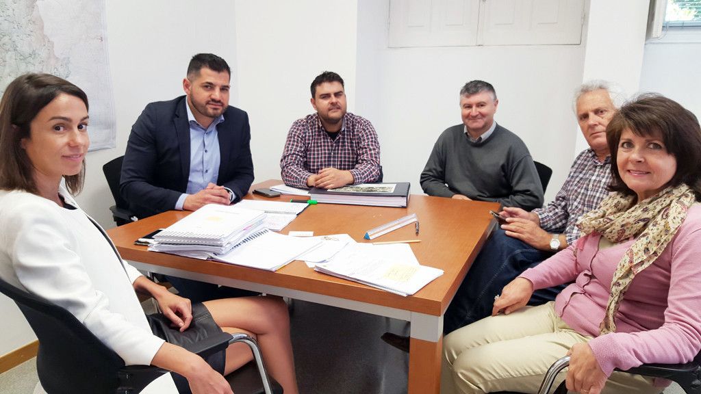 Reunión de la Deputación y el concello de Poio
