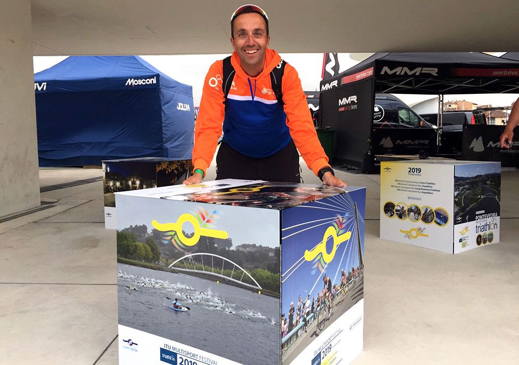 Campaña promocional do ITU Multisport Festival 2019 en Avilés