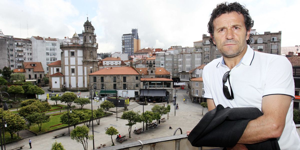 Luisito, en la redacción de PontevedraViva