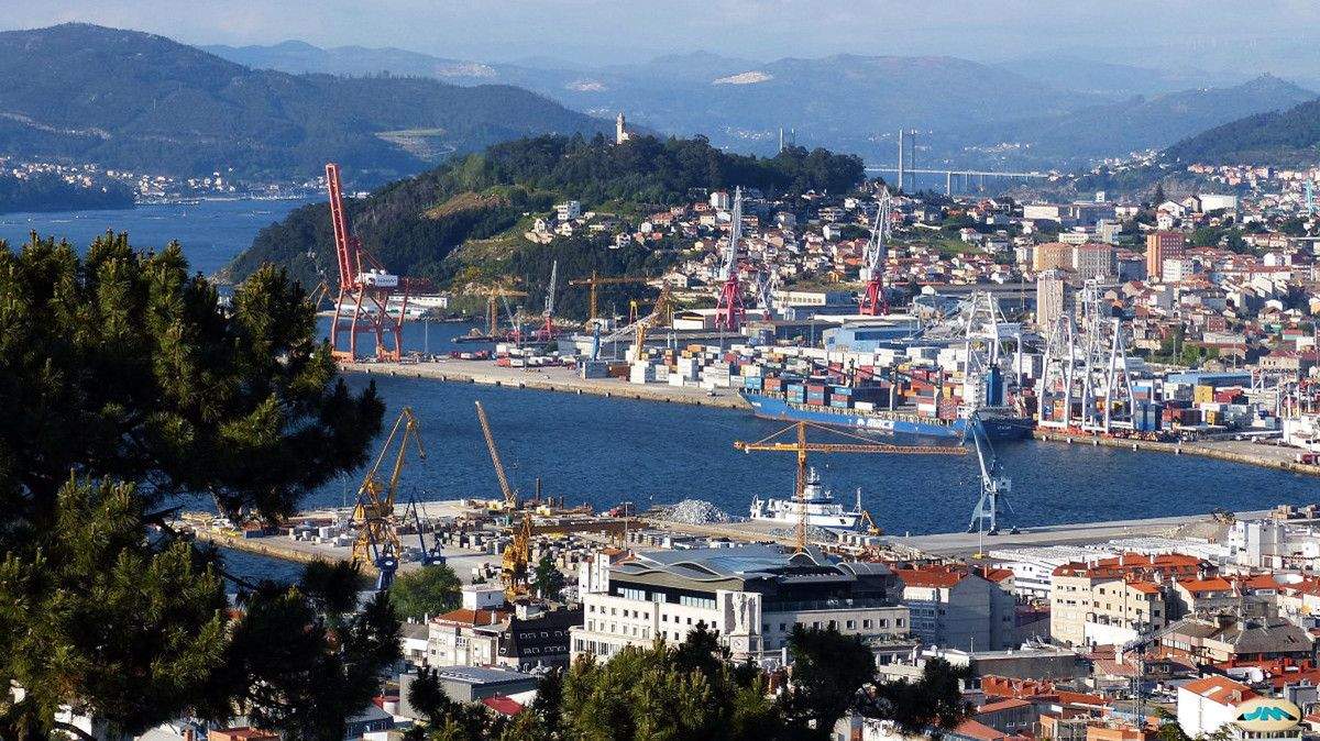 Vista da cidade de Vigo