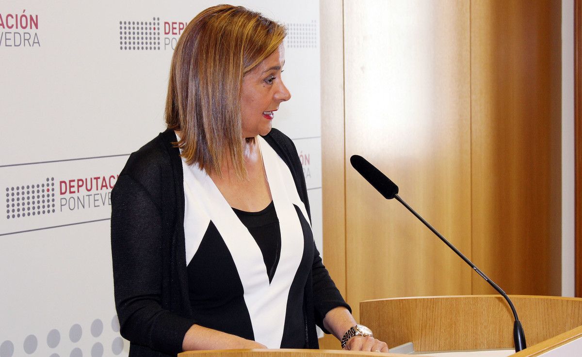 Carmela Silva, presidenta de la Deputación